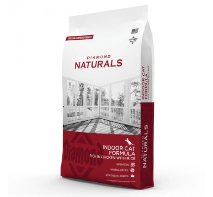 Diamond Naturals Сухий корм для кішок Diamond Naturals Indoor Cat Chicken&Rice 7.5 кг (0074198615254)