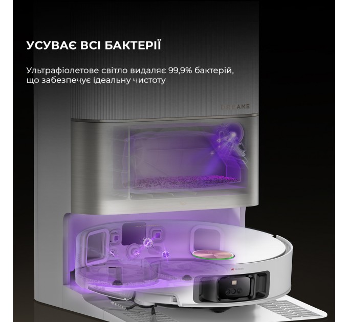Dreame Робот-пилосос Dreame X50 Ultra Complete White (RLX85CE-4-WH)