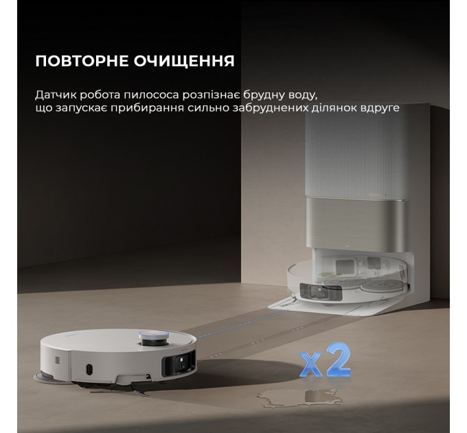 Dreame Робот-пилосос Dreame X50 Ultra Complete White (RLX85CE-4-WH)