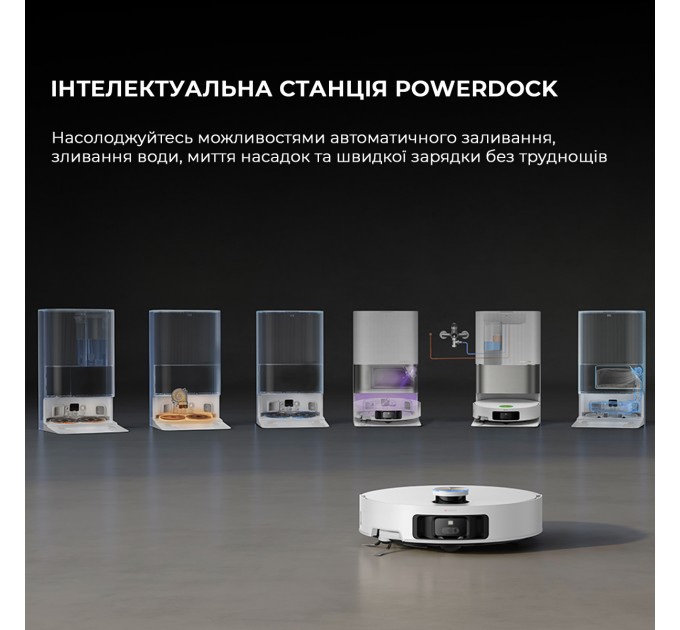 Dreame Робот-пилосос Dreame X50 Ultra Complete White (RLX85CE-4-WH)