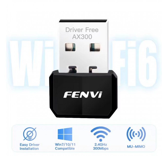 Fenvi Бездротовий адаптер Fenvi FU-AX300