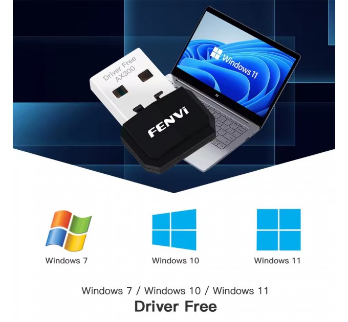 Fenvi Бездротовий адаптер Fenvi FU-AX300