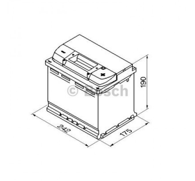 Bosch Акумулятор автомобільний Bosch 60А (0 092 S40 050)