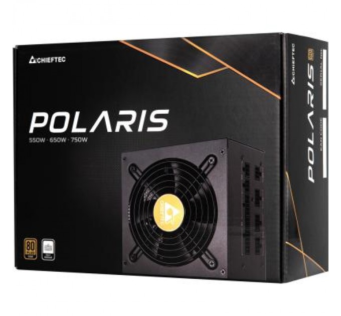 Chieftec Блок живлення Chieftec 650W Polaris (PPS-650FC)