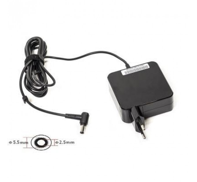 Блок живлення до ноутбуку PowerPlant IBM/LENOVO 220V, 20V 65W 3.25A (5.5*2.5) wall mount (WM-IB65H5525)