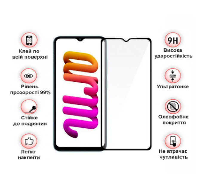 BeCover Скло захисне BeCover Poco M5 4G Black (708148)