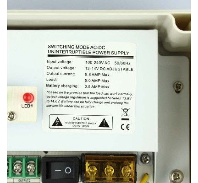 Блок живлення для систем відеоспостереження Full Energy BBGP-125W