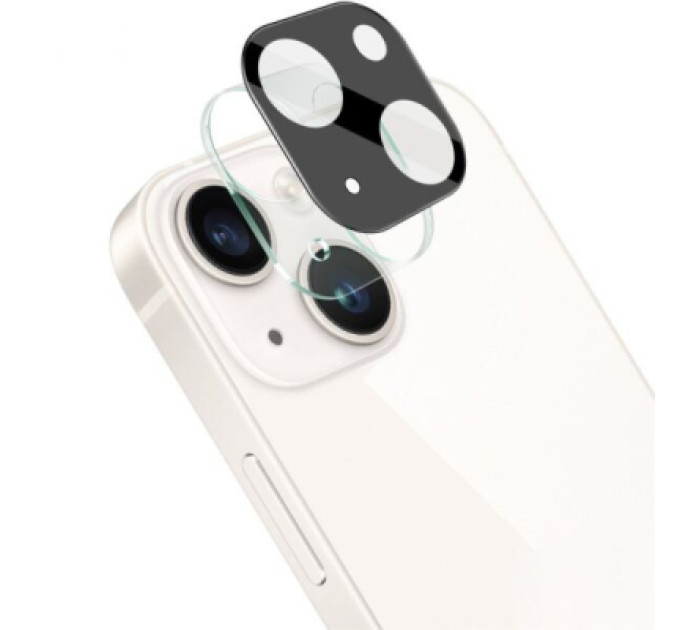 BeCover Скло захисне BeCover for camera Apple iPhone 14 Black (708080)