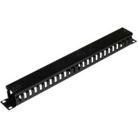 Кабельний організатор 19" 1U з кришкою, корпус метал Voltronic (05055)