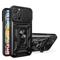 Чохол до мобільного телефона BeCover Military Apple iPhone 14 Pro Max Black (708176)