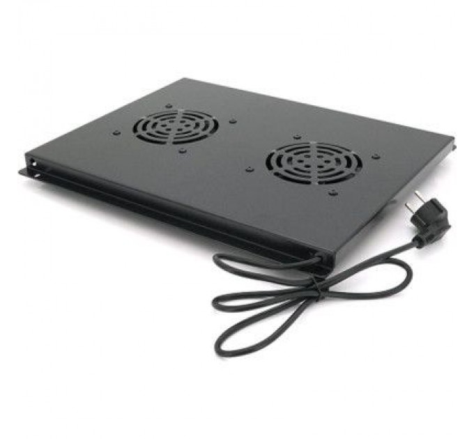 Вентиляторний модуль 2 вент. 19" 1U, для глибини 600мм Merlion (31230 / JG-06-2Fan)
