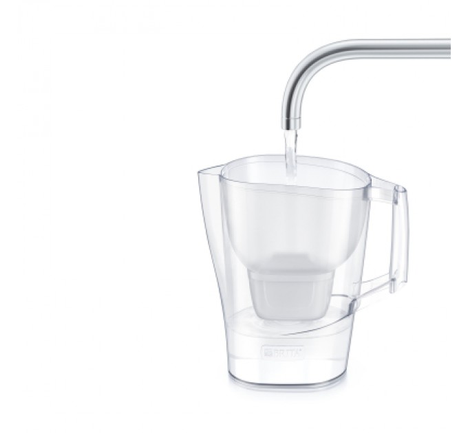 Brita Фільтр-глечик Brita Aluna Memo MXPro 2.4л (1.4л очищеної води) з фільтр-картриджем, білий (1052801)