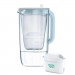 Brita Фільтр-глечик Brita Glass Jug One скляний 2.5л (1.7л води) з фільтр-картриджем, синій (1050452)