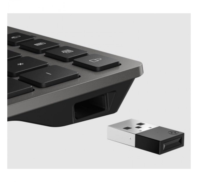 HP Клавіатура HP 720 Multi-Device Rechargeable Wireless/Bluetooth UA Black (9T5B1AA)