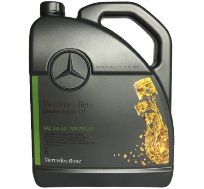 Mercedes-Benz Моторна олива Mercedes-Benz 5W-30 229.52, 5л (73769)