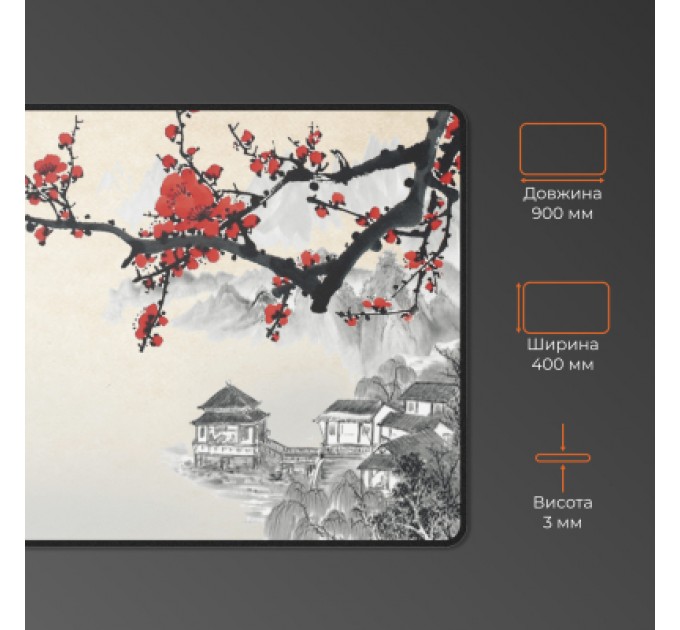 GamePro Килимок для мишки GamePro MP275W Black (MP275W)