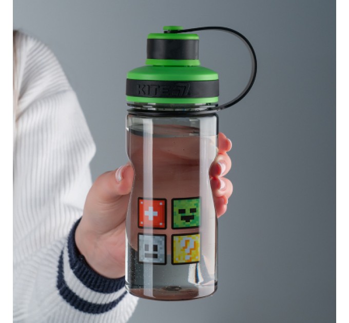 Kite Поїльник-непроливайка Kite Multiplaye, 500 мл, чорна (K25-397-1)