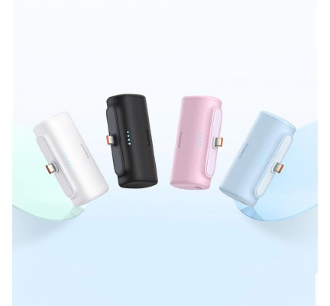 Baseus Батарея універсальна Baseus Compact 4900mAh 20W Type-C, White (PPWC05T) (P10068302212-00)