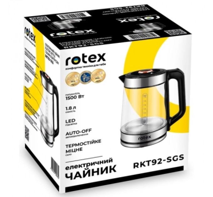 Rotex Електрочайник Rotex RKT92-SGS