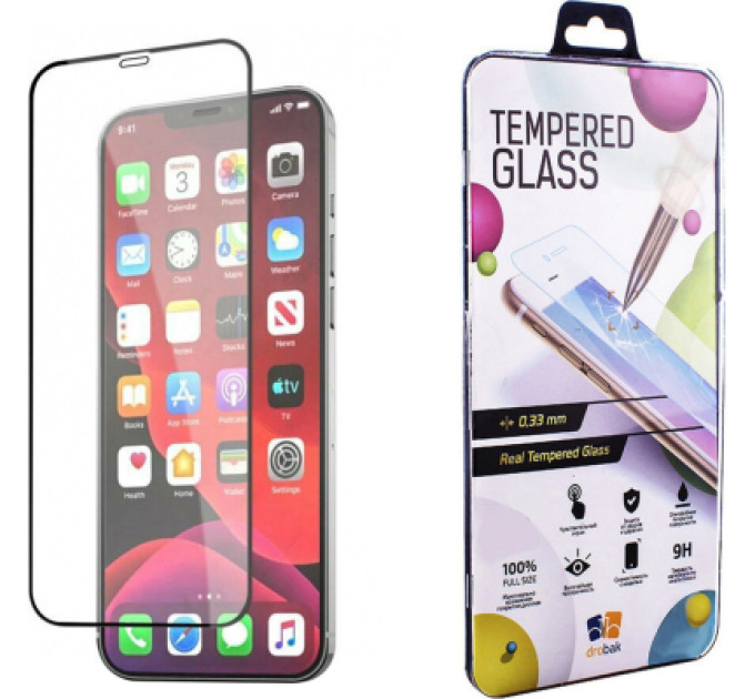 Drobak Скло захисне Drobak Apple iPhone 13 mini Frame A+ (606046)