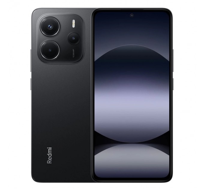 Xiaomi Смартфон Xiaomi Redmi Note 14 5G 6/128GB Midnight Black; 6.67" (2400х1080) AMOLED / MediaTek Dimensity 7025 Ultra / ОЗУ 6 ГБ / 128 ГБ встроенной + microSD до 1 ТБ / камера 108+8+2 Мп + 20 Мп / 5G / Bluetooth, Wi-Fi, NFC / GPS, Galileo, Glonass