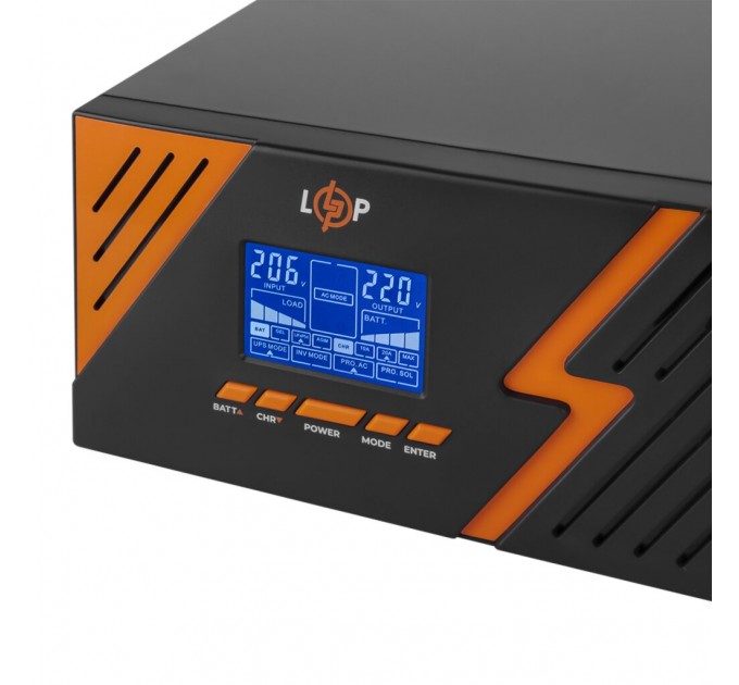 LogicPower Джерело безперебійного живлення LogicPower LPM-PSW-1500VA (1050 Вт) Black
