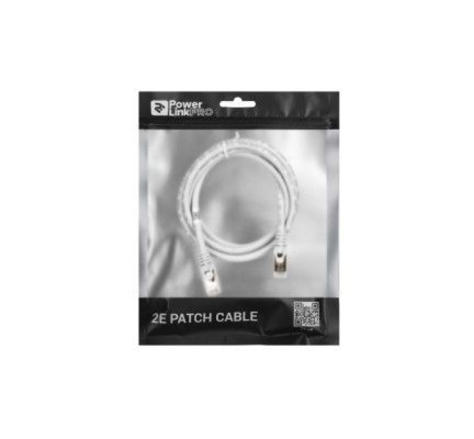 2E Патч-корд 1.50м S/FTP Cat 6 CU PVC 26AWG 7/0.16 grey 2E (2E-PC6SFTPCOP-150GRY)