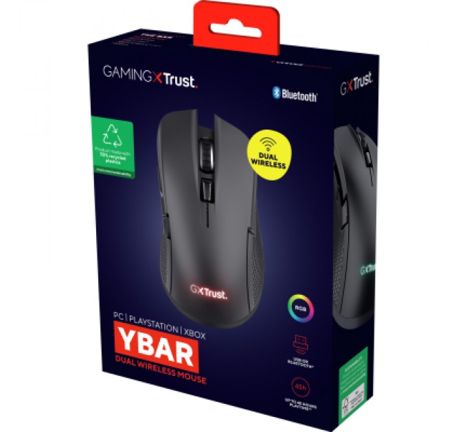 GamePro Мишка GamePro Genesis Avenger Wireless/Bluetooth/USB White (GM096W)