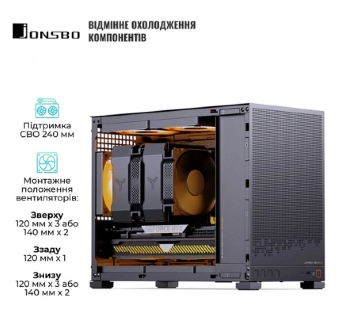 JONSBO Корпус JONSBO D32 STD Black