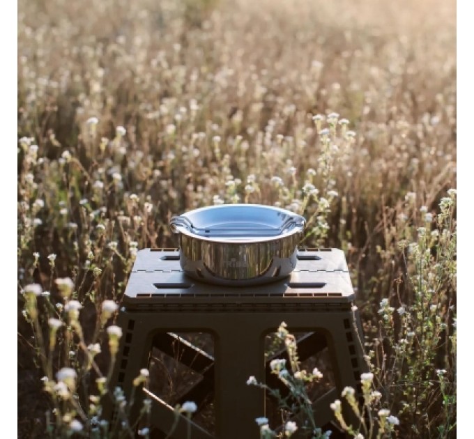 Tribe Набір туристичного посуду Tribe Tourist Set 1,2 л сталевий (T-FG-0008-metal)