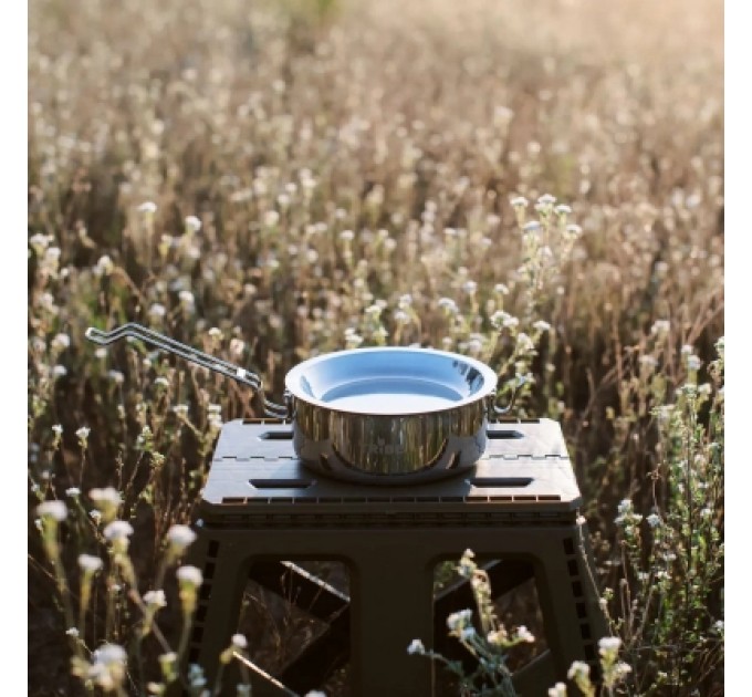 Tribe Набір туристичного посуду Tribe Tourist Set 1,2 л сталевий (T-FG-0008-metal)