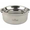 Tribe Набір туристичного посуду Tribe Tourist Set 1,2 л сталевий (T-FG-0008-metal)
