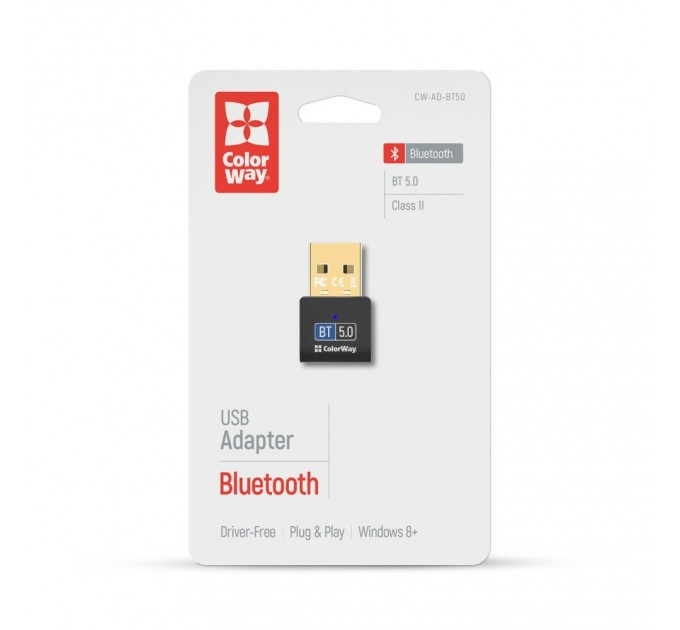 ColorWay Адаптер Bluetooth 5.0 ColorWay (CW-AD-BT50)