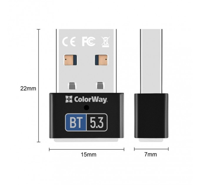 ColorWay Адаптер Bluetooth 5.3 ColorWay (CW-AD-BT53)