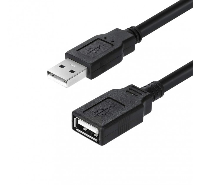 ColorWay Кабель ColorWay USB - USB V 2.0 (M/F), 1.8 м, Black (CW-CBUF076-BK)