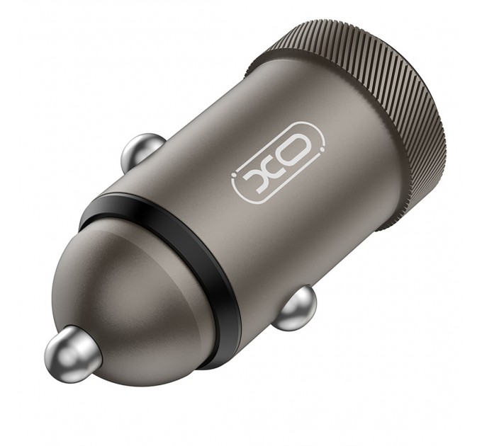 XO Автомобільний зарядний пристрій XO CC70 (USB-C, 3A) 30W Black