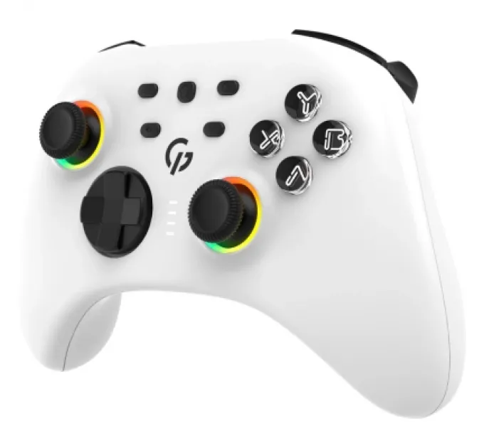 GamePro Геймпад GamePro GPX13W 2.4G/BT 5.1/USB/PC/iOS/Android RGB White (GPX13W)