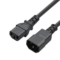 Кабель живлення ColorWay C13-C14, 1 м, Black (CW-CBP087-BK)