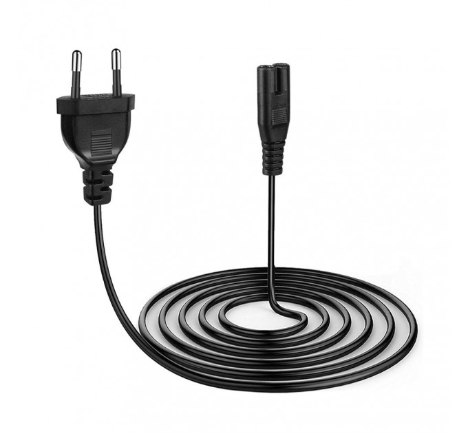 ColorWay Кабель живлення ColorWay CEE7/16-C7, 2 м, Black (CW-CBP085-BK)