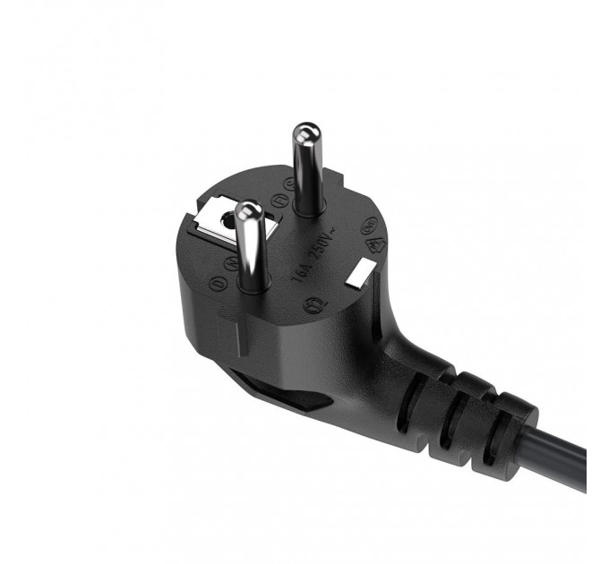 ColorWay Кабель живлення ColorWay CEE7/7-C13, 1.8 м, Black (CW-CBP082-BK)