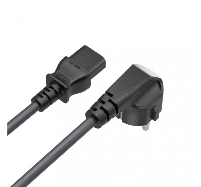 ColorWay Кабель живлення ColorWay CEE7/7-C13, 1.8 м, Black (CW-CBP082-BK)