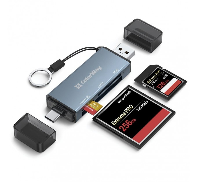 ColorWay Картрідер ColorWay 3-в-1 Gray (CW-CR-01)