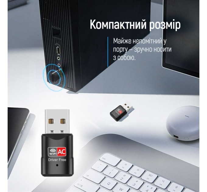 ColorWay Бездротовий адаптер ColorWay Wi-Fi (CW-AD-W2)