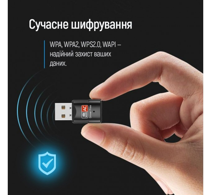 ColorWay Бездротовий адаптер ColorWay Wi-Fi (CW-AD-W2)