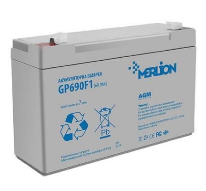 Merlion Батарея до ДБЖ Merlion 6V-9Ah (GP690F1)