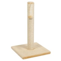 Дряпка (кігтеточка) для котів Природа Д00 стовпчик 53 см "ДЖУТ" (бежевий) (4823082425273)