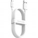 Baseus Дата кабель USB 2.0 AM to Micro 5P Simple WisdomKit (2PCS) 1.5m 2.1A white Baseus (TZCAMZJ-02)