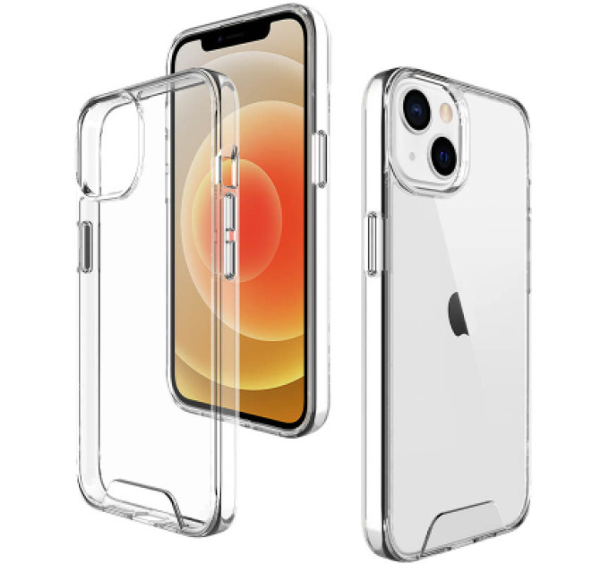 BeCover Чохол до мобільного телефона BeCover Space Case Apple iPhone 14 Plus Transparancy (708582)
