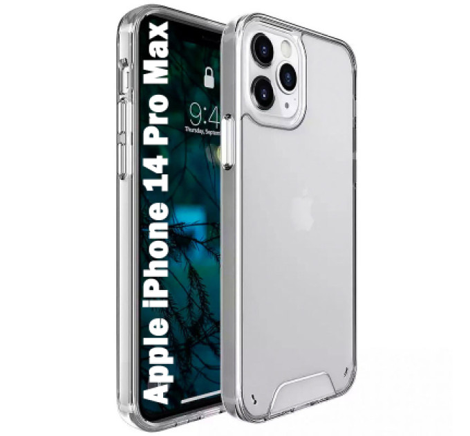 BeCover Чохол до мобільного телефона BeCover Space Case Apple iPhone 14 Pro Max Transparancy (708584)