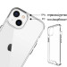 BeCover Чохол до мобільного телефона BeCover Space Case Apple iPhone 14 Transparancy (708581)